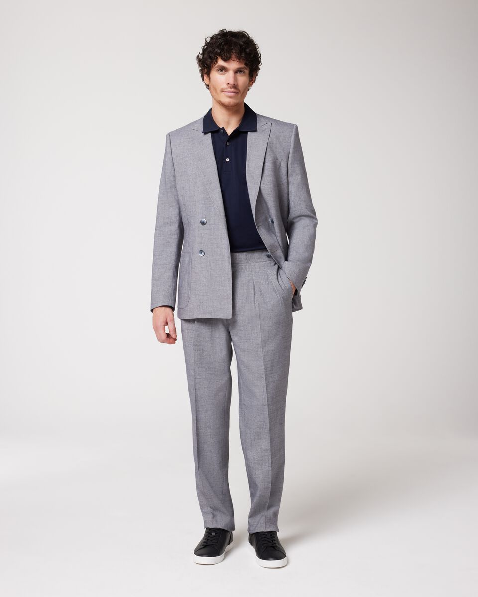 Double Breasted Tailored Suit Jacket